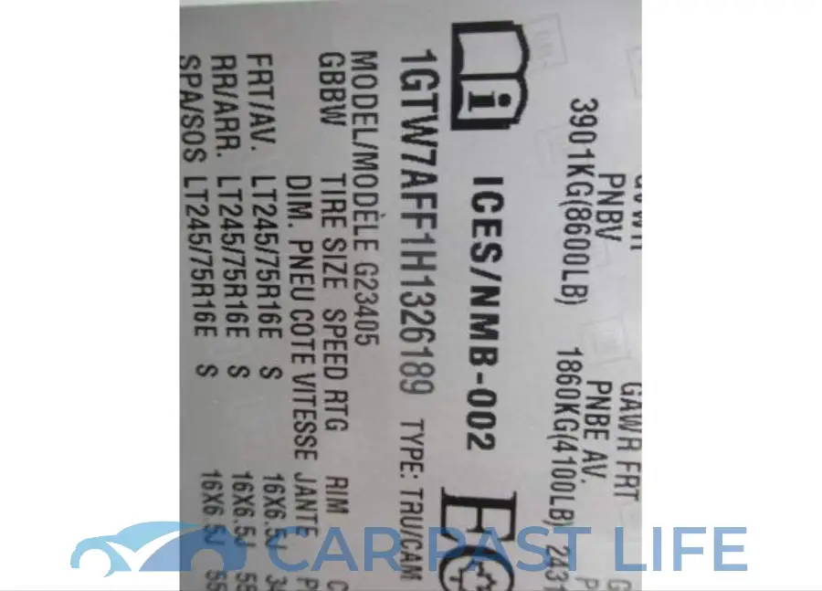 1GTW7AFF1H1326189# 9