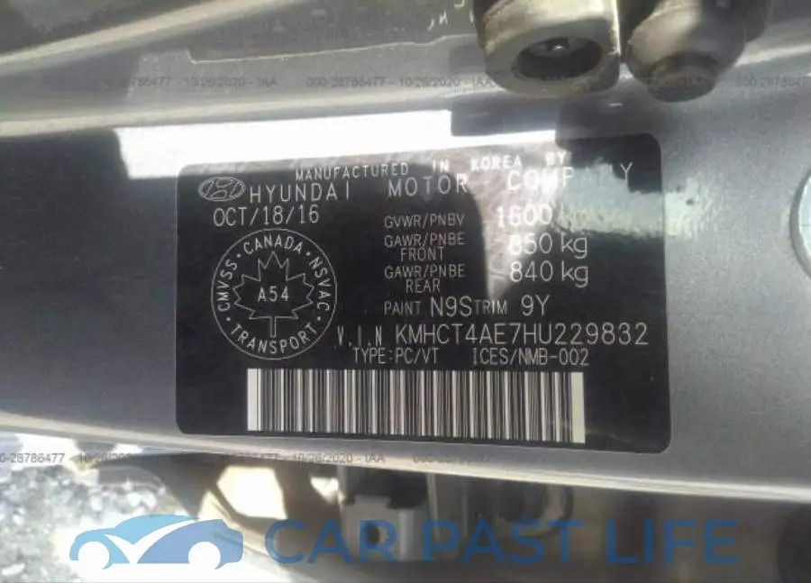 KMHCT4AE7HU229832# 10