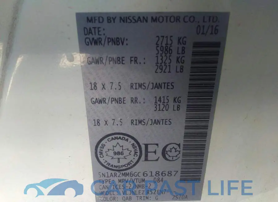 5N1AR2MM6GC618687# 9