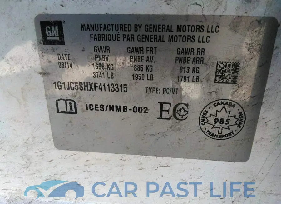 1G1JC5SHXF4113315# 9