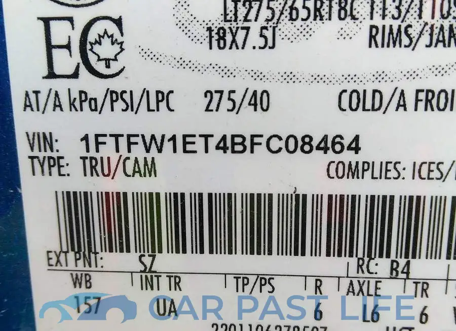 1FTFW1ET4BFC08464# 9