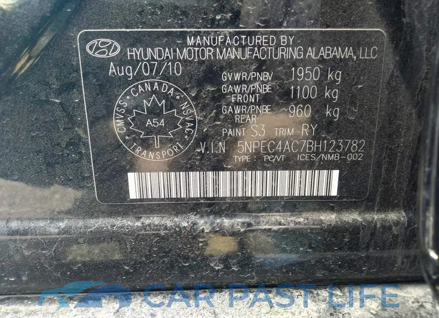 5NPEC4AC7BH123782# 9