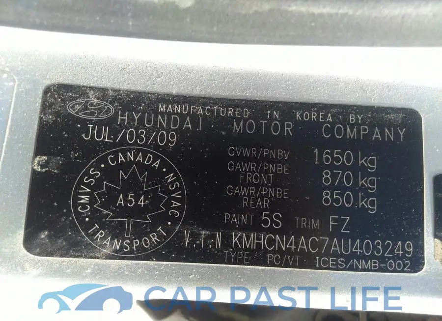 KMHCN4AC7AU403249# 9