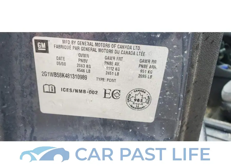 2G1WB58K481310989# 8