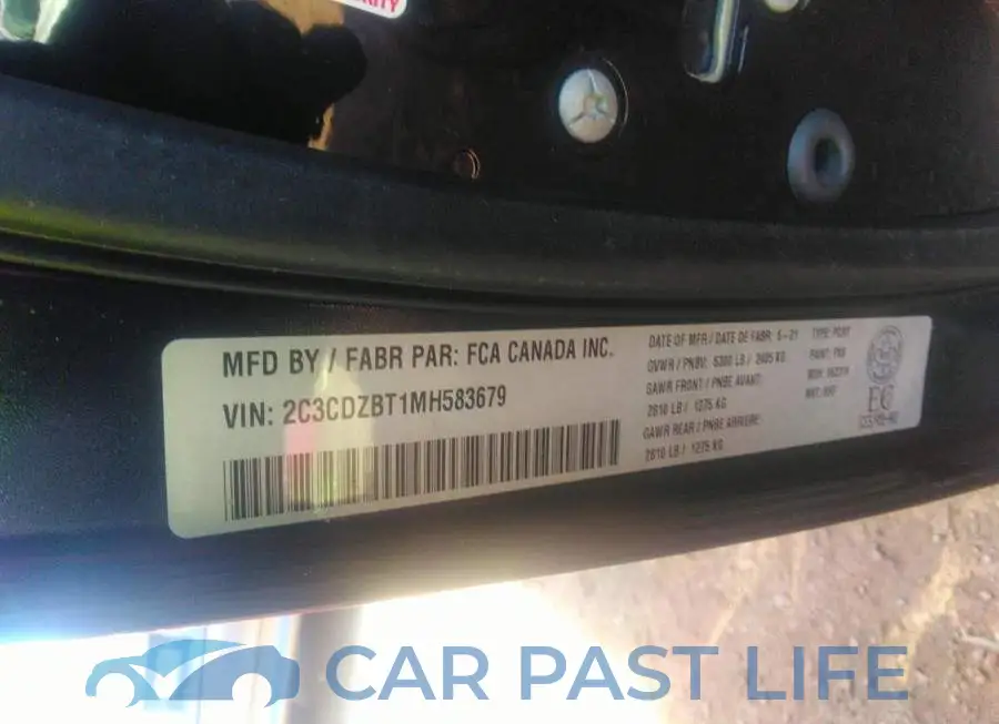 2C3CDZBT1MH583679# 9