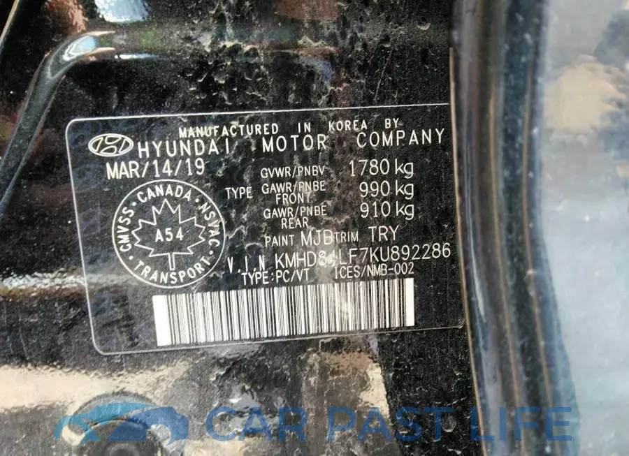 KMHD84LF7KU892286# 9