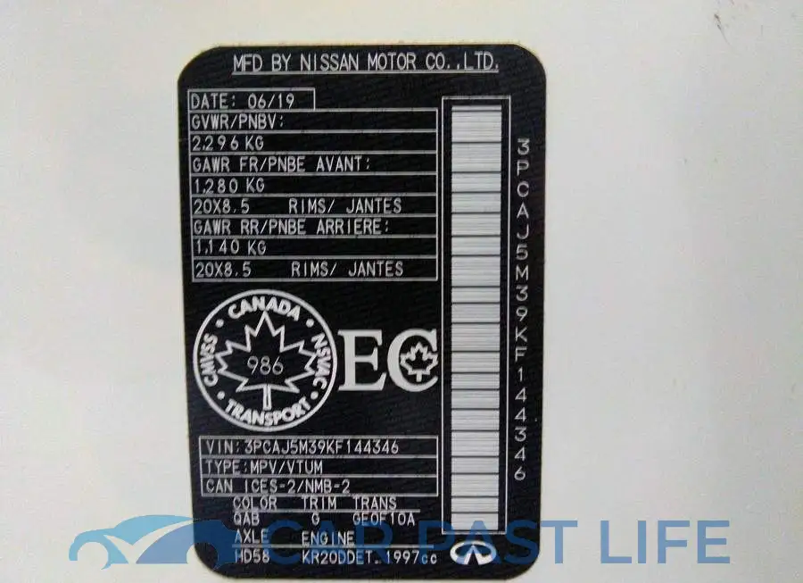 3PCAJ5M39KF144346# 9