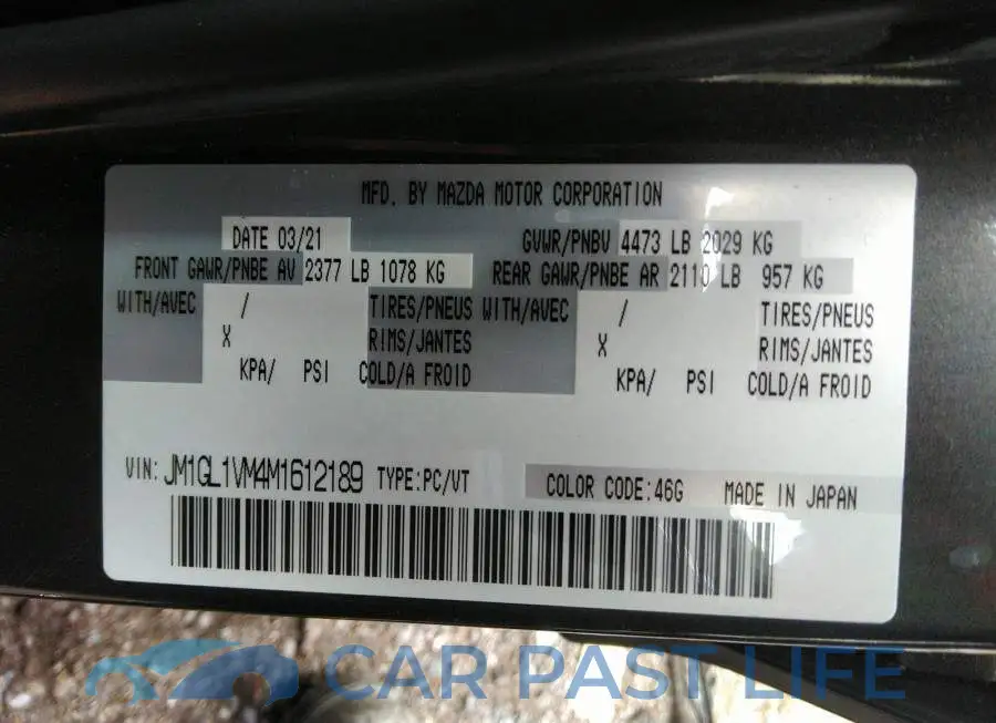 JM1GL1VM4M1612189# 9