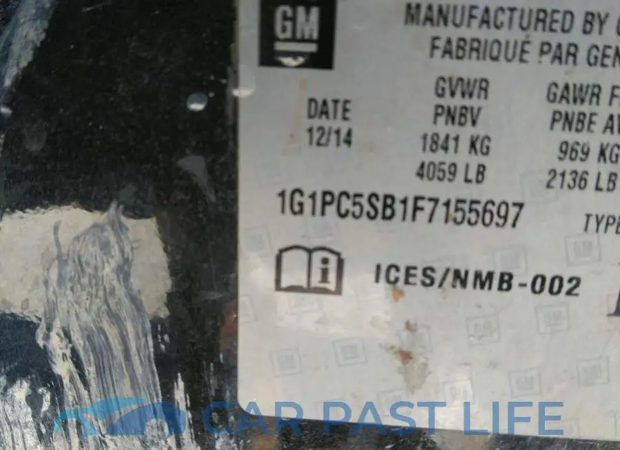 1G1PC5SB1F7155697# 9