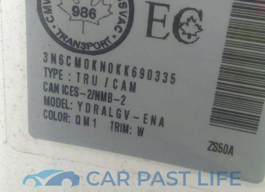 3N6CM0KN0KK690335# 9