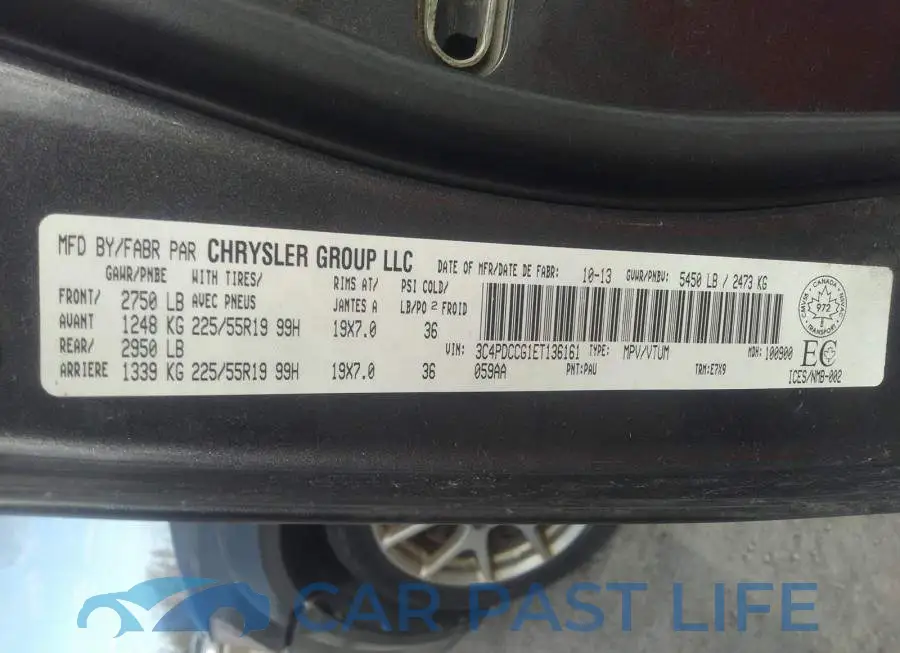 3C4PDCCG1ET136161# 9