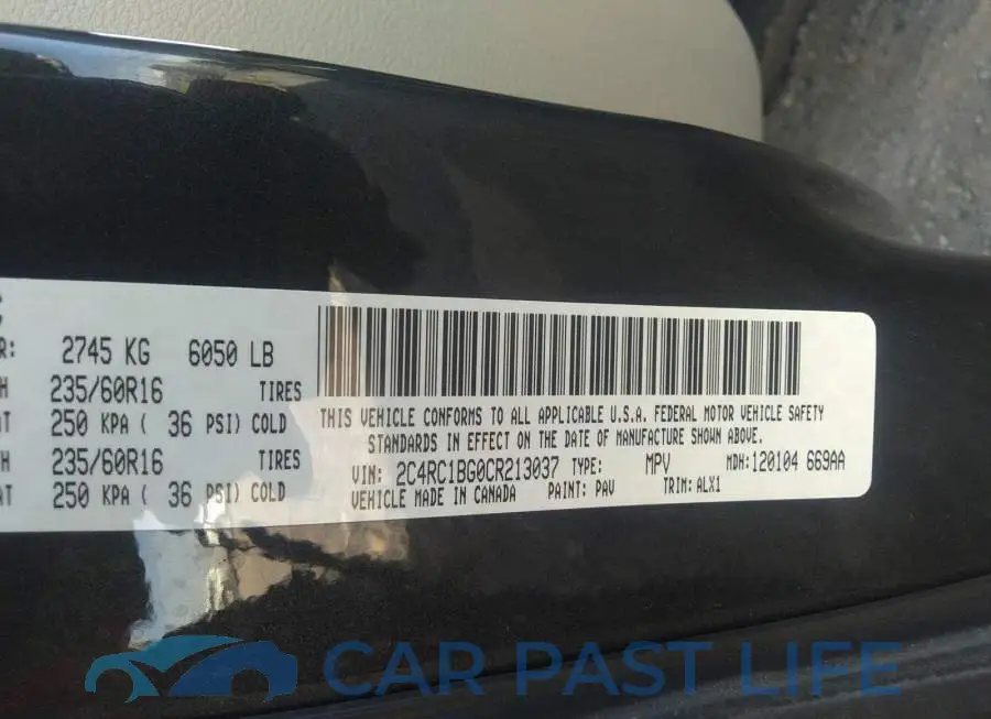 2C4RC1BG0CR213037# 9