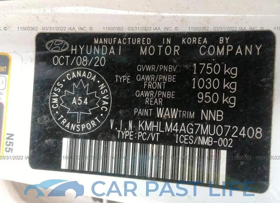 KMHLM4AG7MU072408# 9