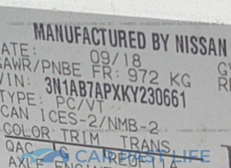 3N1AB7APXKY230661# 9