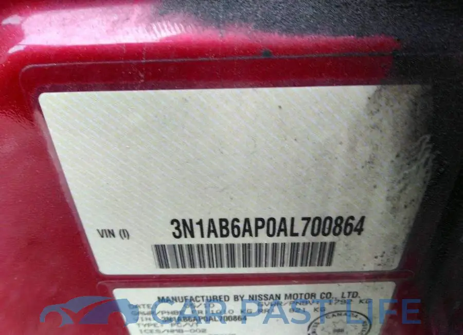 3N1AB6AP0AL700864# 9