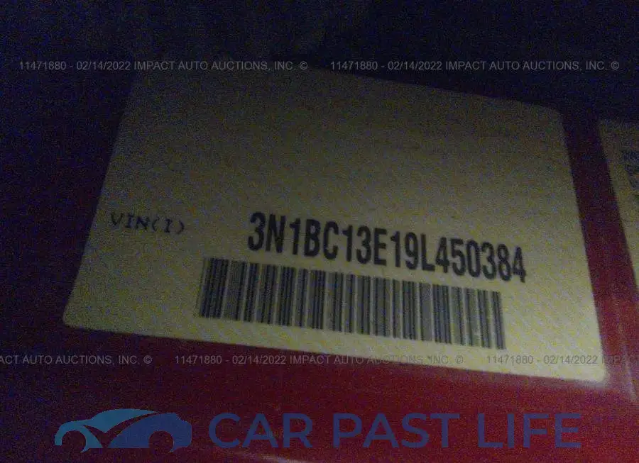 3N1BC13E19L450384# 9
