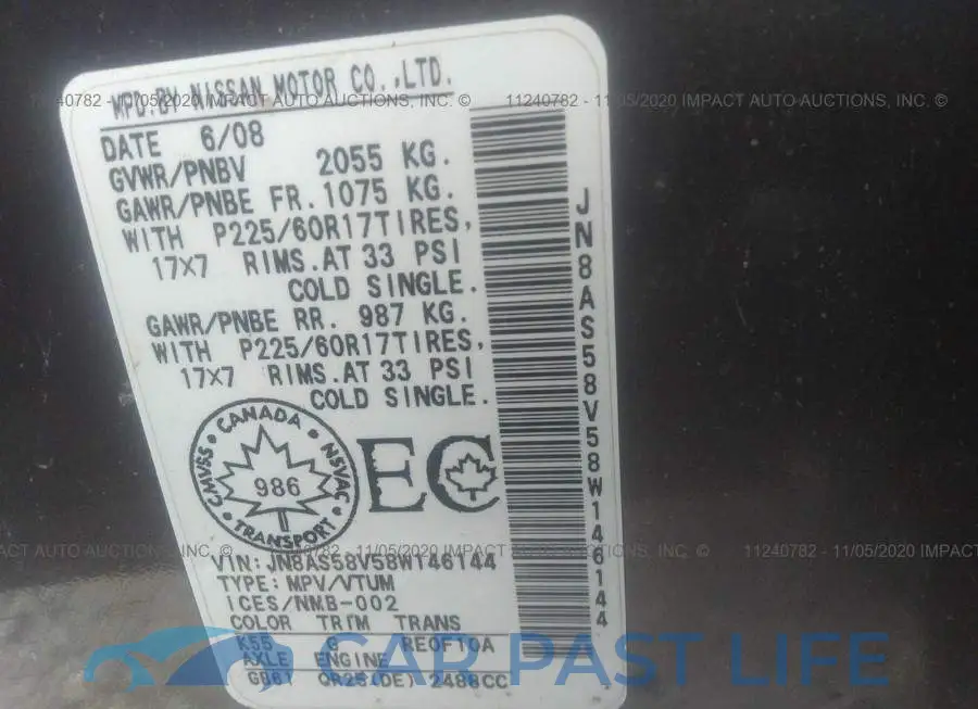 JN8AS58V58W146144# 9