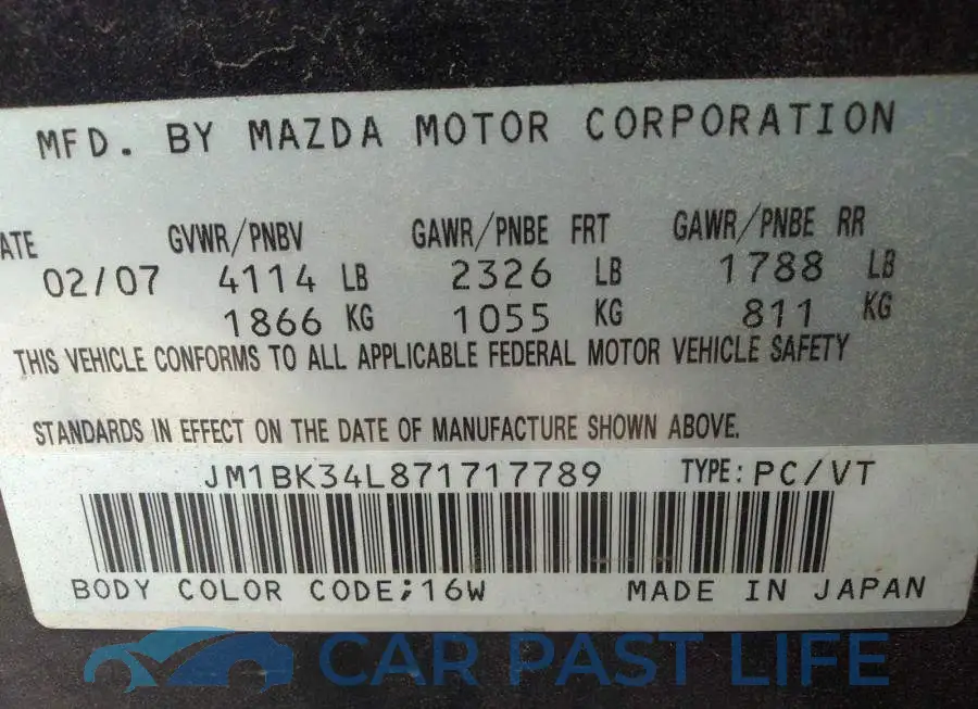 JM1BK34L871717789# 9