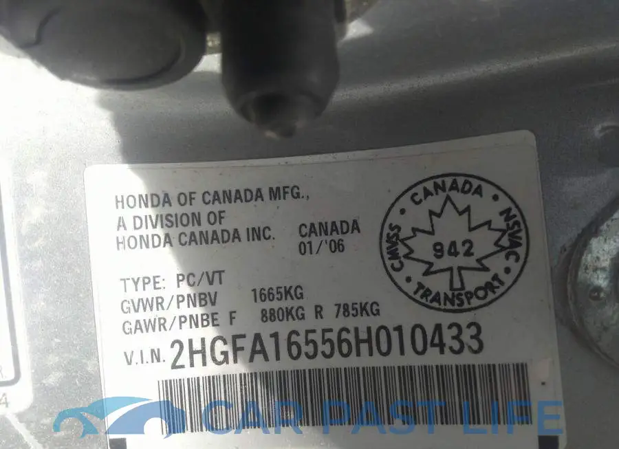 2HGFA16556H010433# 9