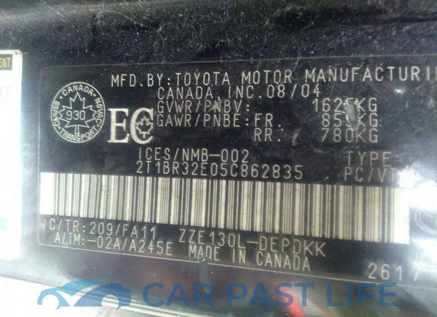 2T1BR32E05C862835# 9