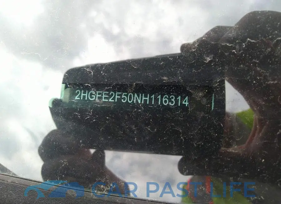 2HGFE2F50NH116314# 9