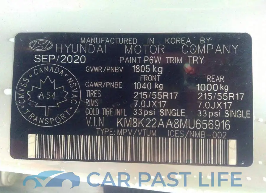 KM8K22AA8MU656916# 9