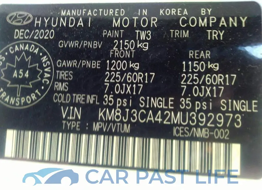 KM8J3CA42MU392973# 9