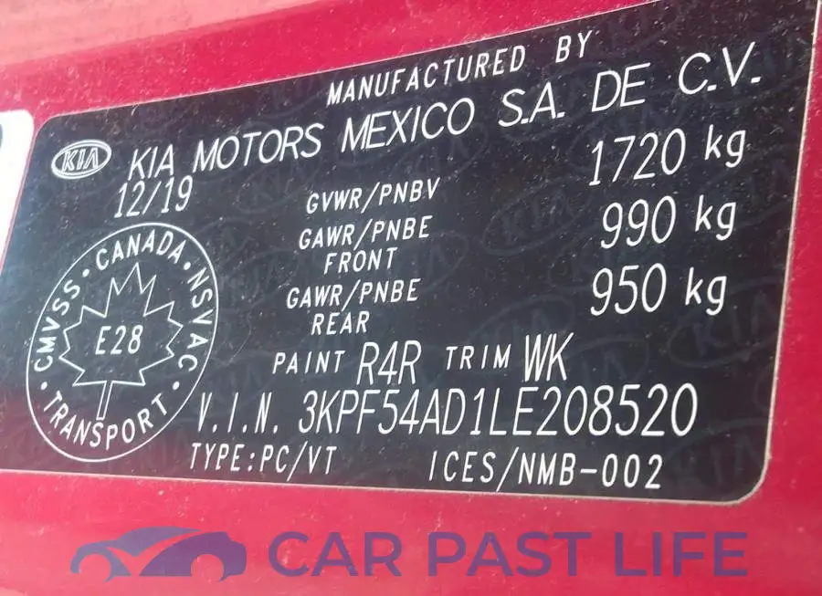 3KPF54AD1LE208520# 9