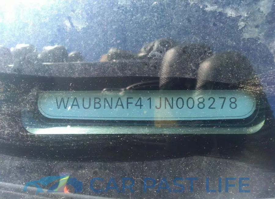 WAUBNAF41JN008278# 9