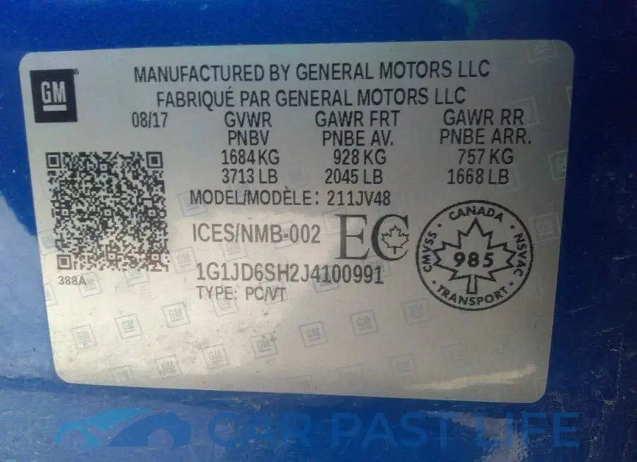 1G1JD6SH2J4100991# 9