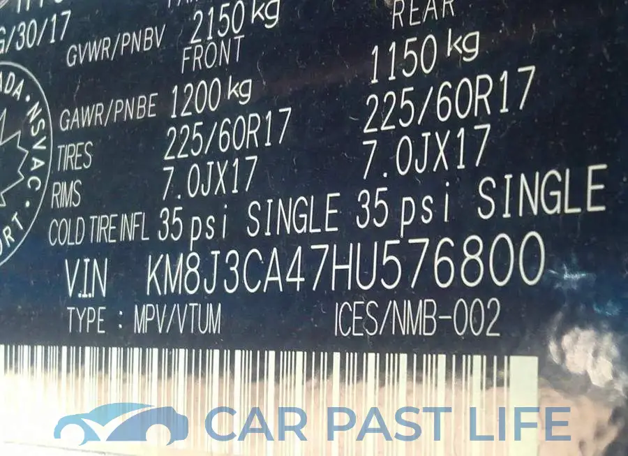 KM8J3CA47HU576800# 9
