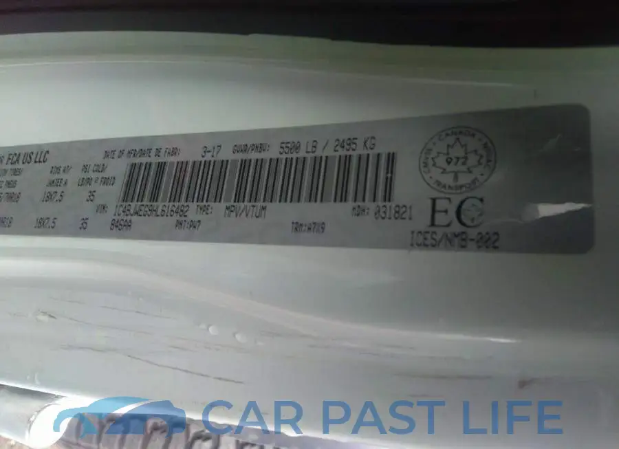 1C4BJWEG9HL616482# 9