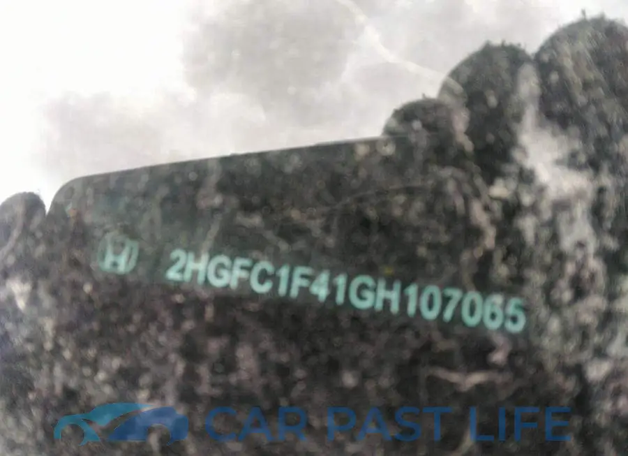 2HGFC1F41GH107065# 9
