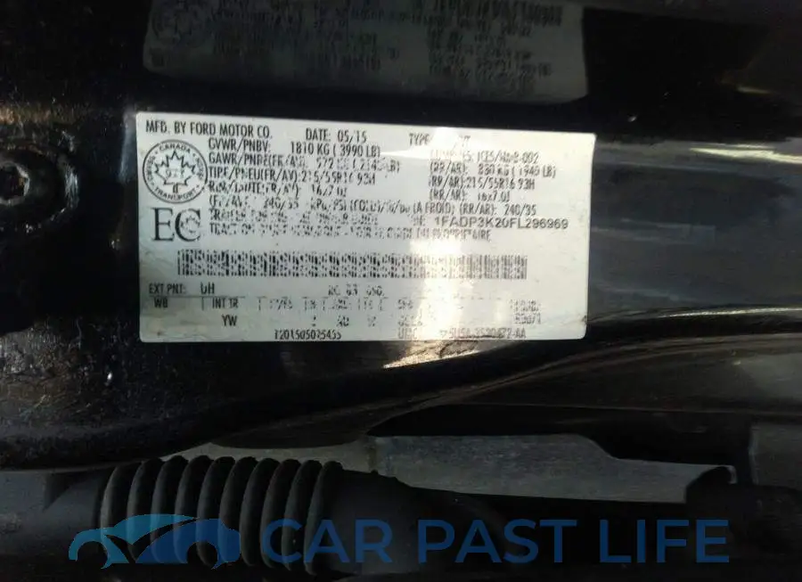 1FADP3K20FL296969# 9
