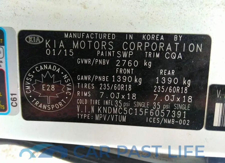 KNDMC5C15F6057391# 9