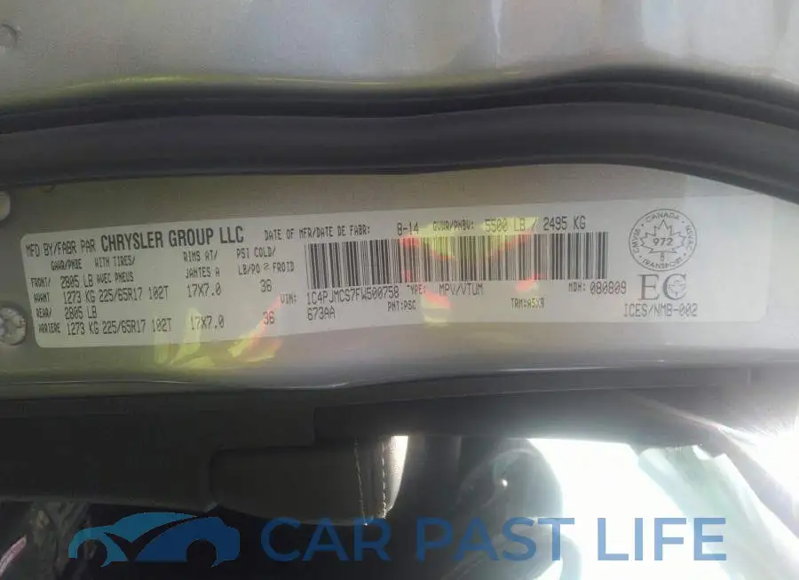 1C4PJMCS7FW500758# 9