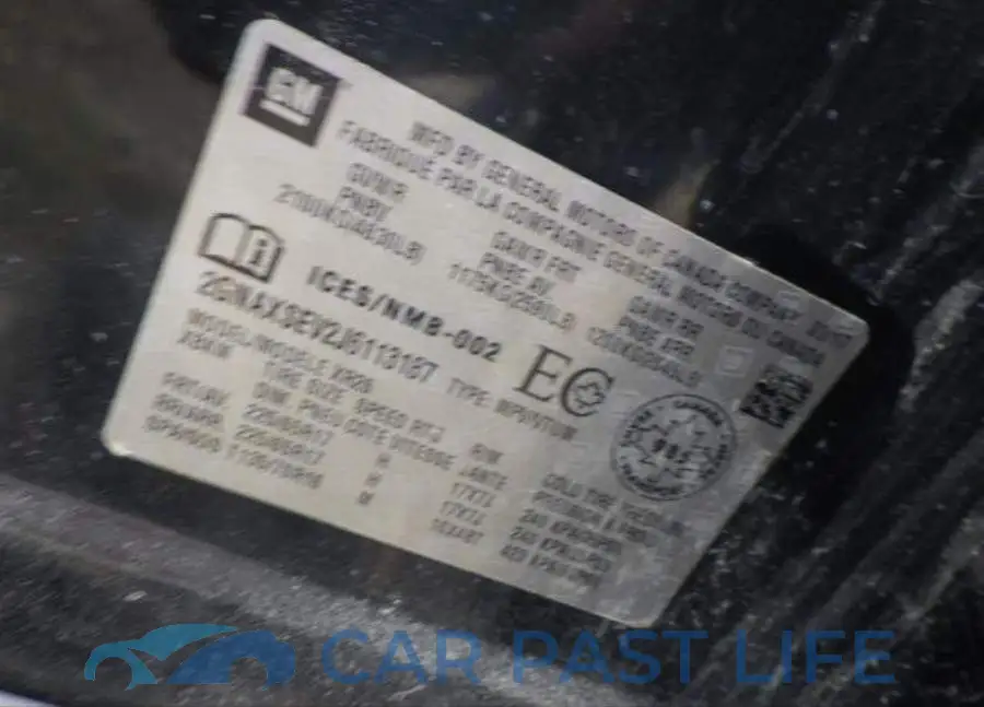 2GNAXSEV2J6113187# 10