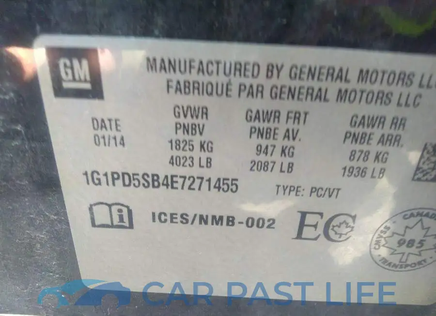 1G1PD5SB4E7271455# 9