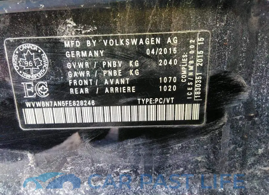 WVWBN7AN5FE828246# 9