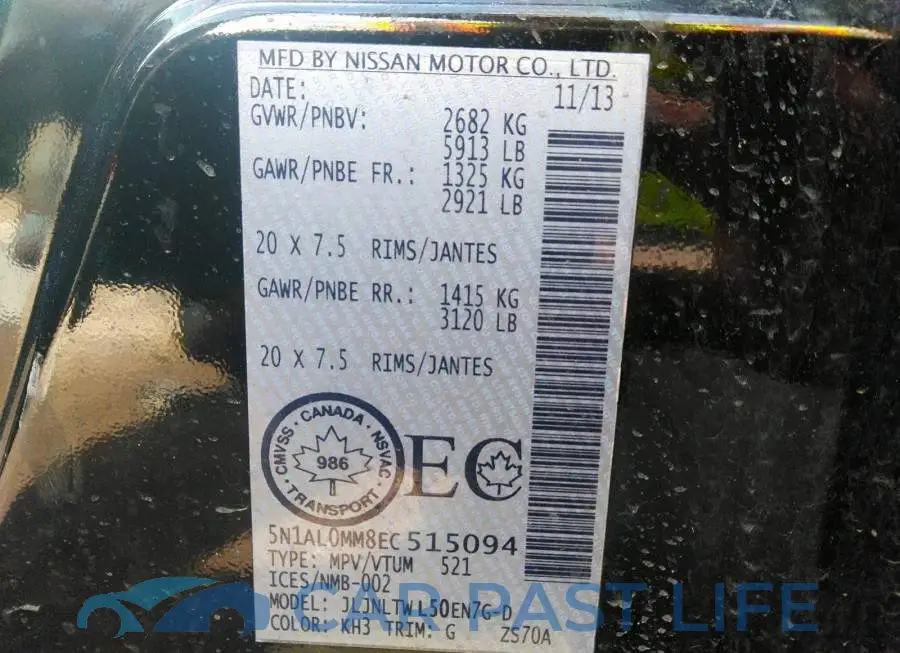 5N1AL0MM8EC515094# 9