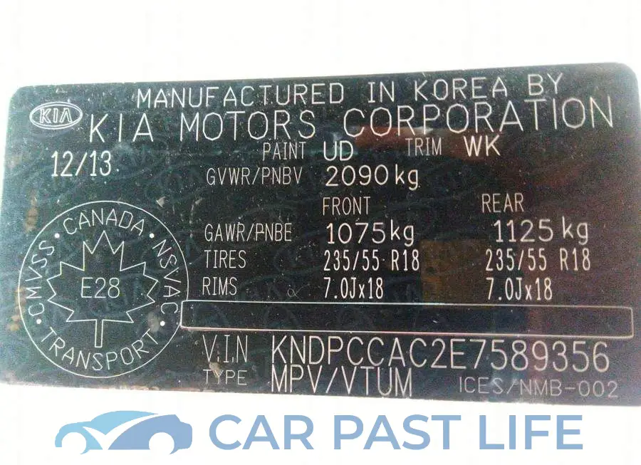 KNDPCCAC2E7589356# 9