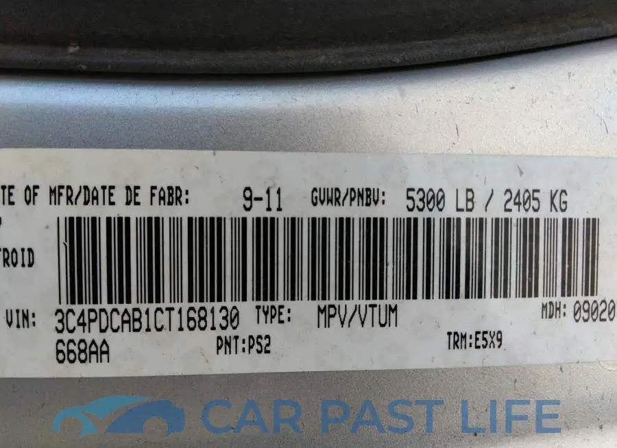3C4PDCAB1CT168130# 9