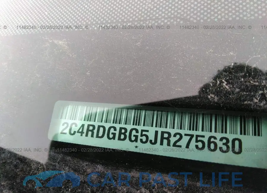 2C4RDGBG5JR275630# 9