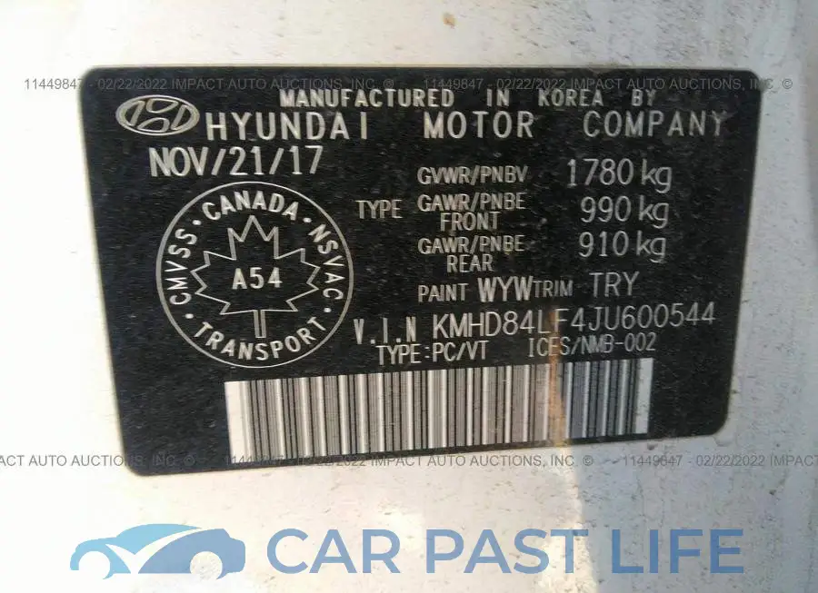 KMHD84LF4JU600544# 9