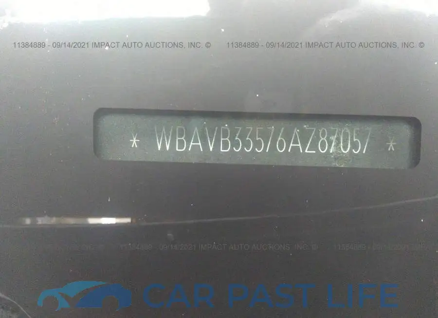 WBAVB33576AZ87057# 9