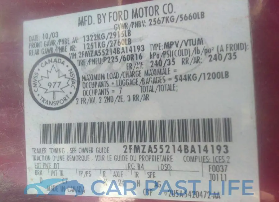 2FMZA55214BA14193# 9