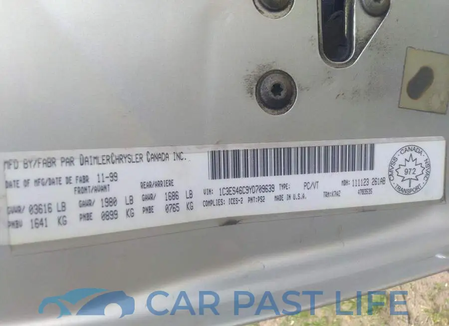 1C3ES46C9YD709639# 9