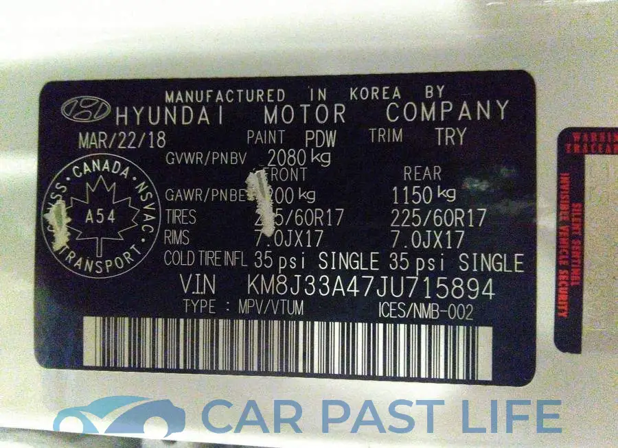 KM8J33A47JU715894# 9