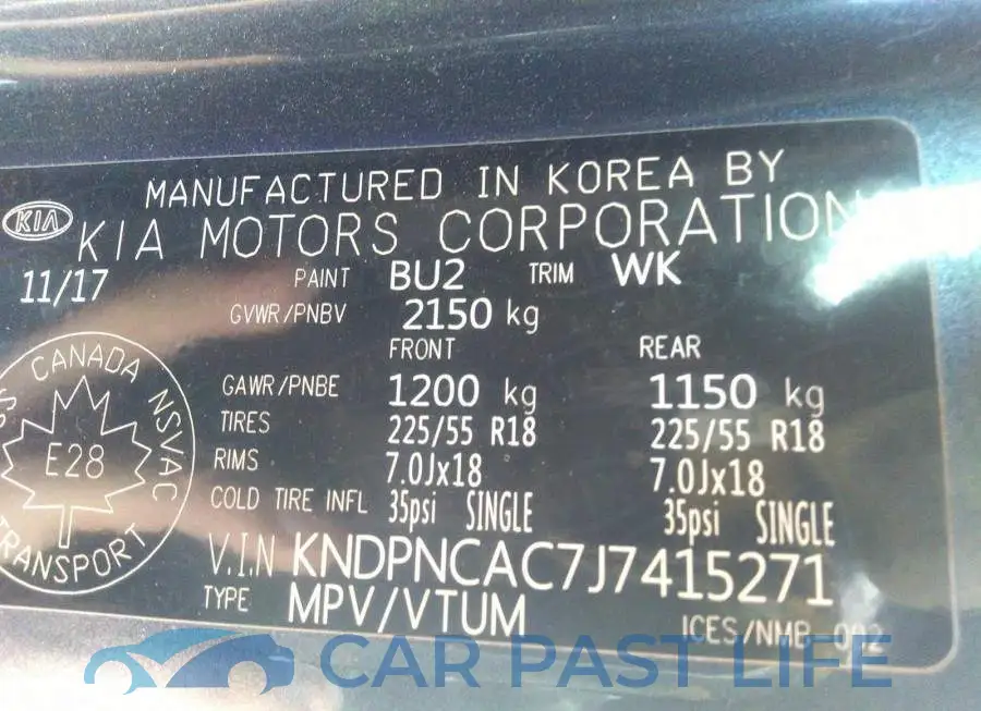 KNDPNCAC7J7415271# 9