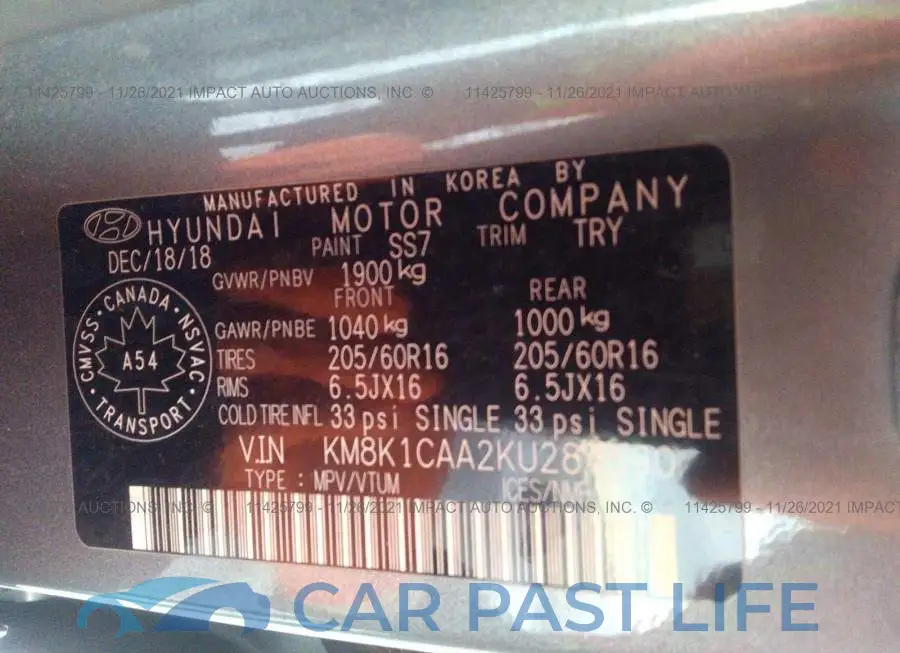 KM8K1CAA2KU287590# 9